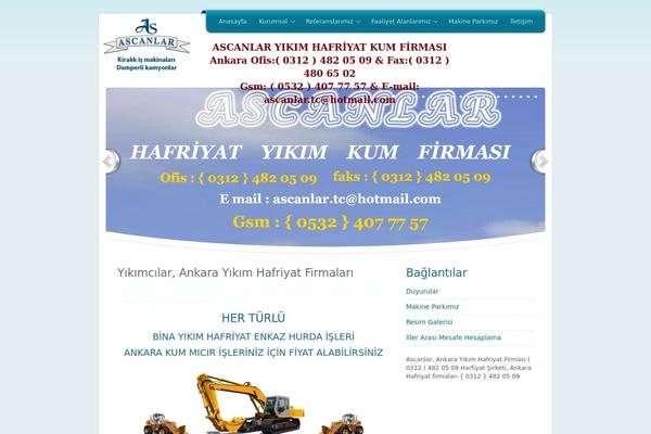 Unite theme site design template sample