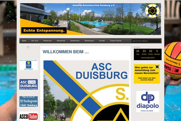 Esplanade theme site design template sample