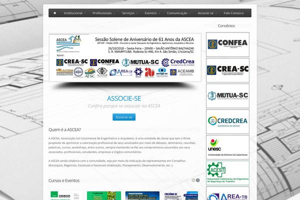 Aqua theme site design template sample