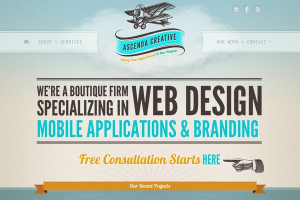 ascendacreative.com site used Ascenda