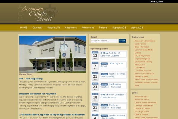 Education theme site design template sample