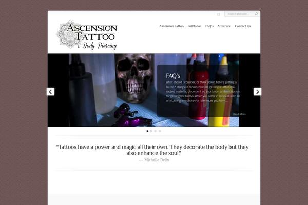 Chameleon theme site design template sample