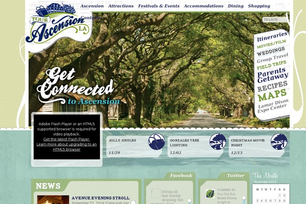 ascensiontourism.com site used Ascension-tourism