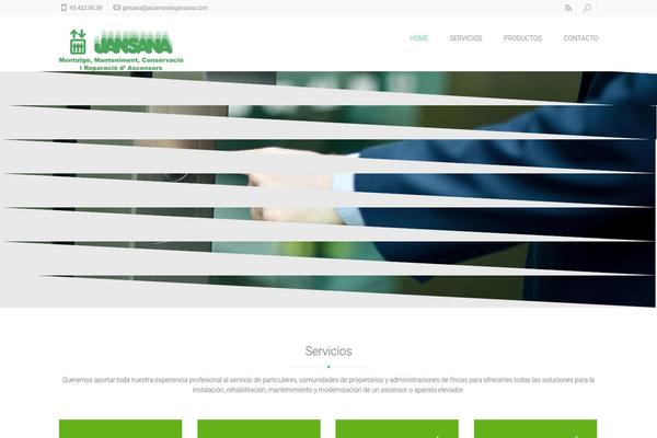 Xenia theme site design template sample