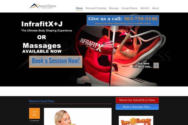 Ascent theme site design template sample