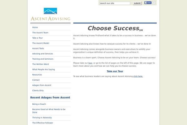 ascentadvising.com site used Ministry Free