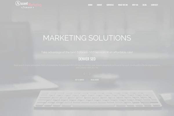 ascentmarketinggroup.com site used North-theme