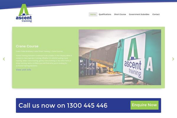 Academy theme site design template sample