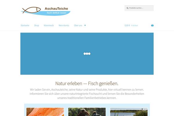 Storefront Child theme site design template sample