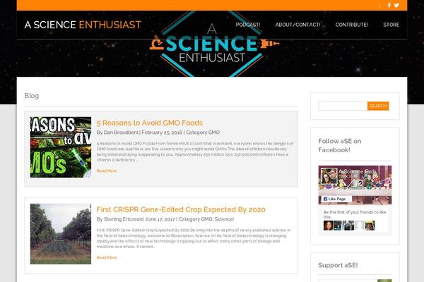 Site using WP Post Navigation plugin