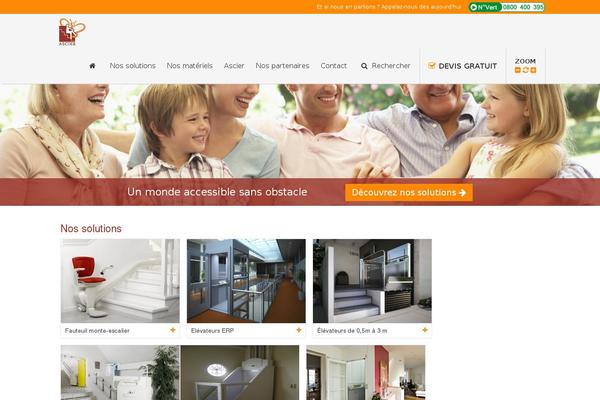 Site using Simple Responsive Slider plugin