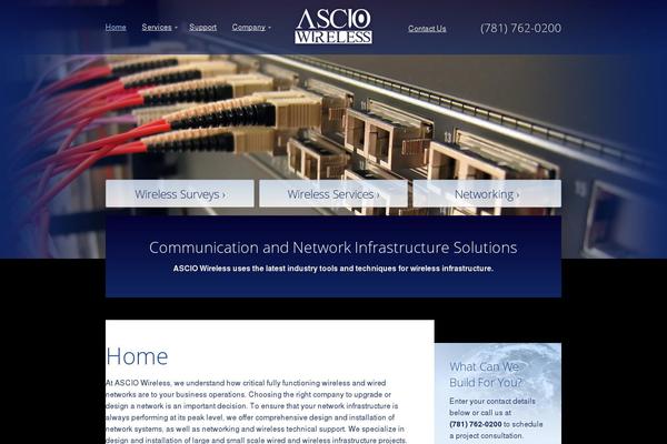 Chicago theme site design template sample