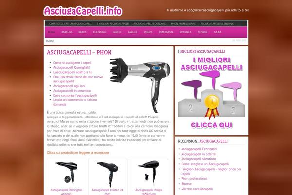 Revista theme site design template sample