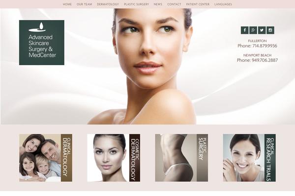 Asc theme site design template sample
