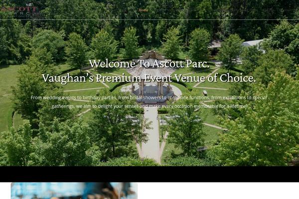 Chakra theme site design template sample