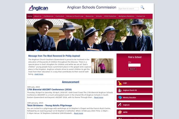 Asc theme site design template sample