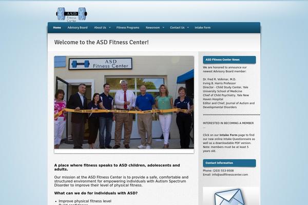 Wellness theme site design template sample