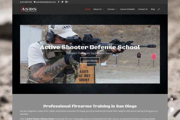 Divi theme site design template sample