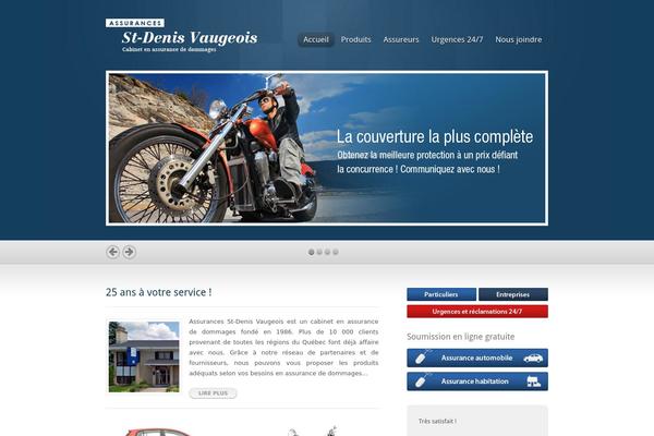 Inspire theme site design template sample