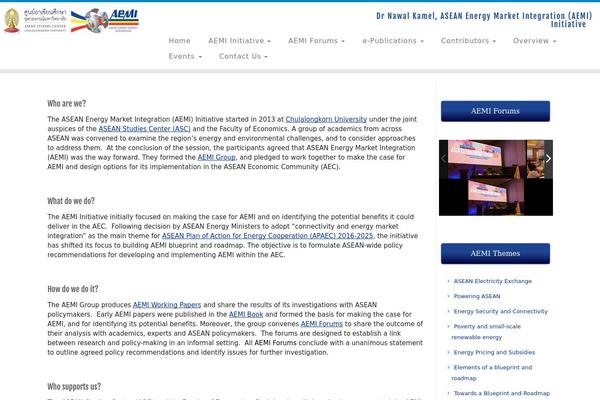 asean-aemi.org site used Customizrpro-child