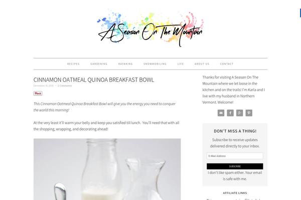 Foodie Pro theme site design template sample