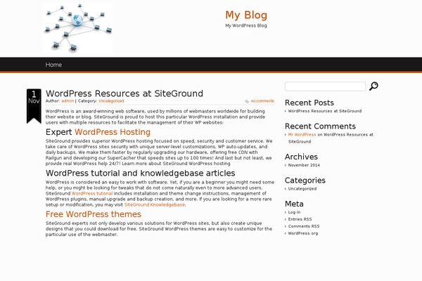 Lugada theme site design template sample