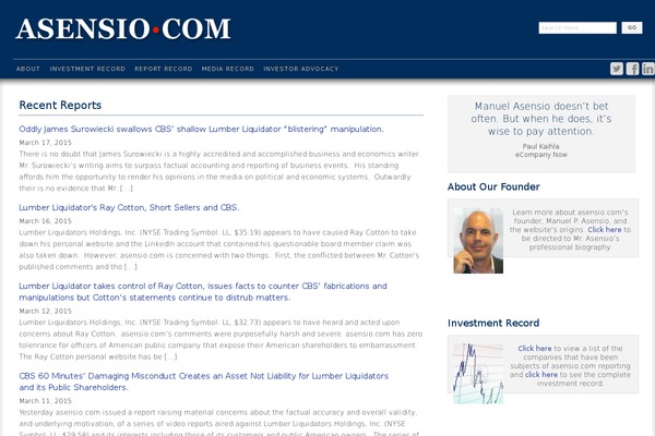 Site using Rotating Posts plugin