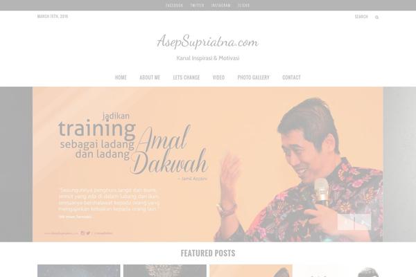 Orbit News theme site design template sample
