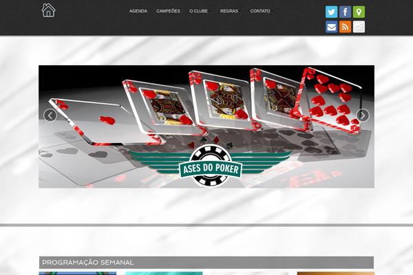 Parallax theme site design template sample