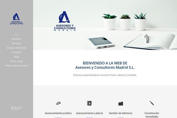 Stockholm Child theme site design template sample