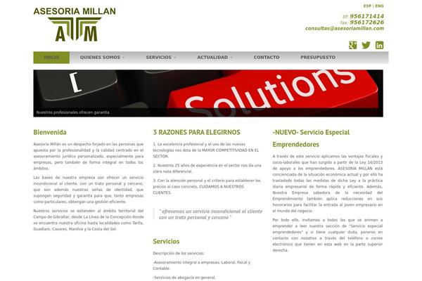 asesoriamillan.com site used StrapVert