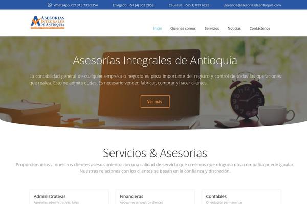 Finance theme site design template sample