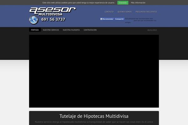 asesormultidivisa.com site used Agency Theme