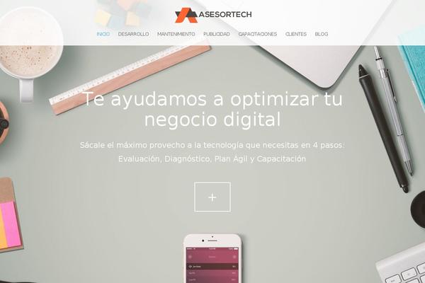 Agile theme site design template sample