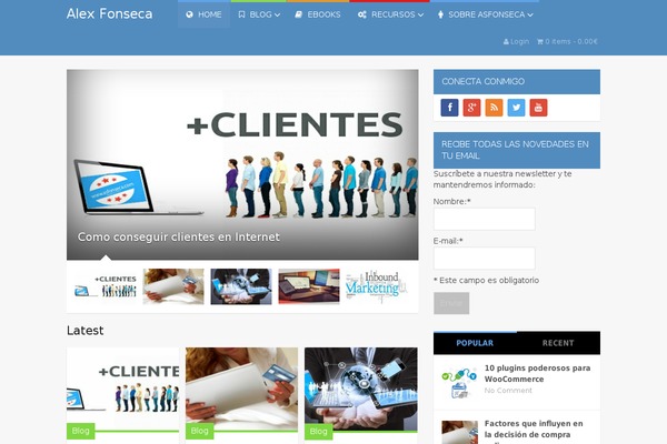 Essentials theme site design template sample