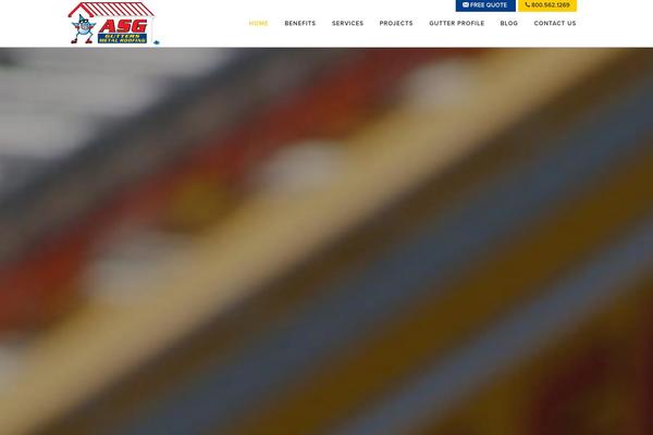 asgguttersinc.com site used Paeon
