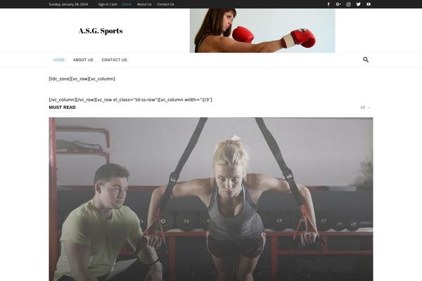 Site using Accordion plugin