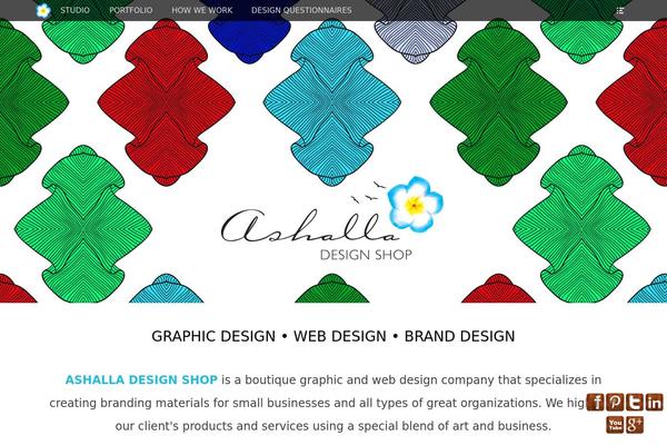 Full Frame theme site design template sample