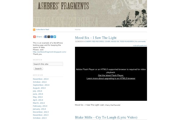 Tarski theme site design template sample