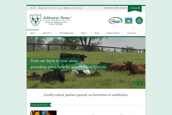 Organic Shop theme site design template sample