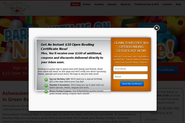 Site using Contact Me plugin