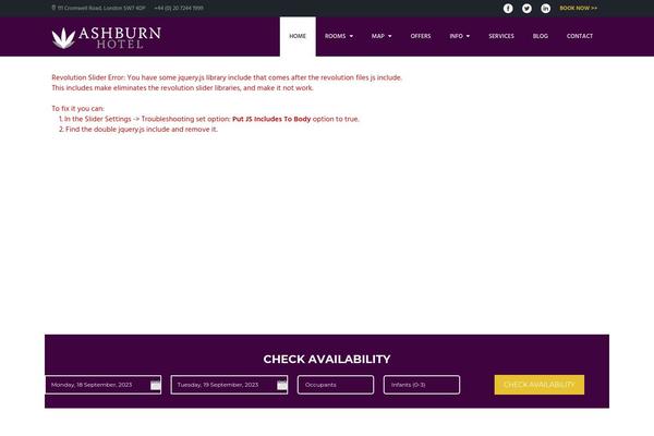 Site using Dreamgrow Scroll Triggered Box plugin