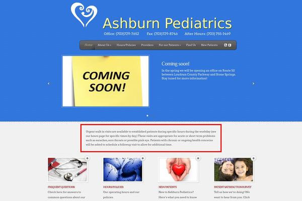 Feather theme site design template sample