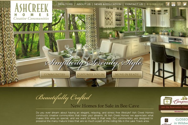 ashcreekhomes.com site used Ash