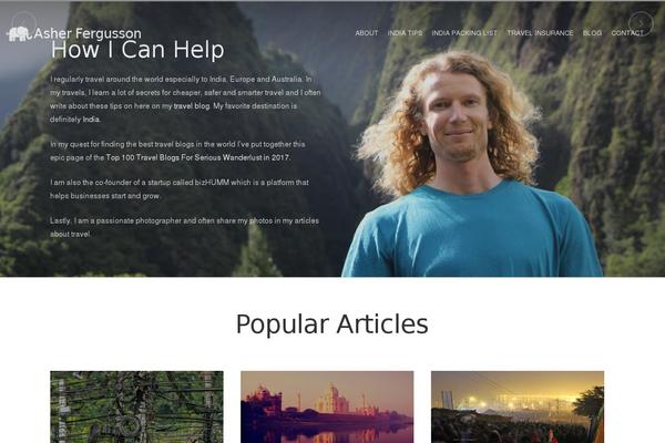 Af theme site design template sample
