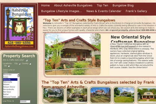 ashevillebungalows.com site used Ab-theme