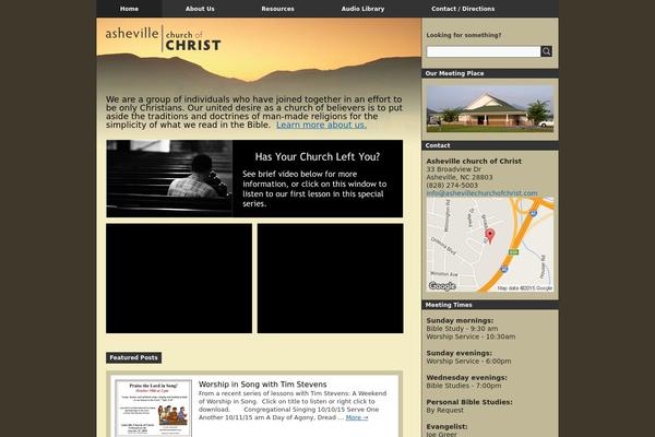 ashevillechurchofchrist.com site used Acoc