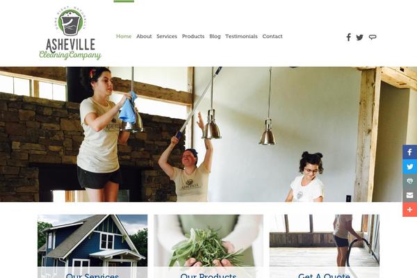 ashevillecleaningcompany.com site used Cubecreativedesign