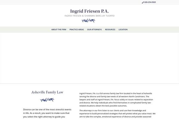 Enfold-child theme site design template sample