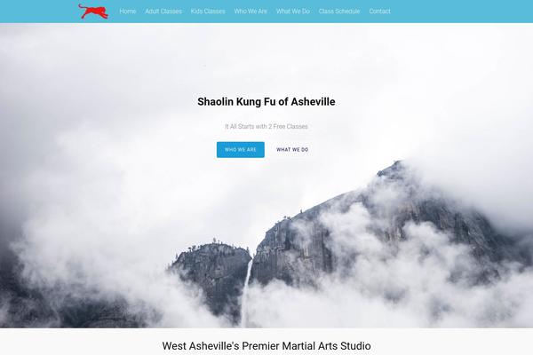 Tesseract theme site design template sample
